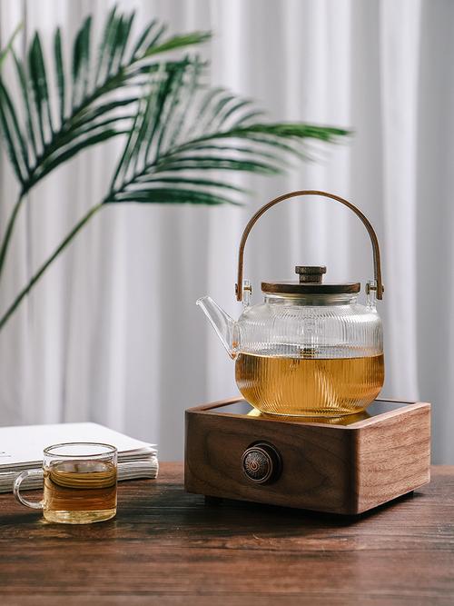 玻璃煮茶壶电陶炉煮茶器耐高温提梁壶套装家用红茶泡茶烧水壶